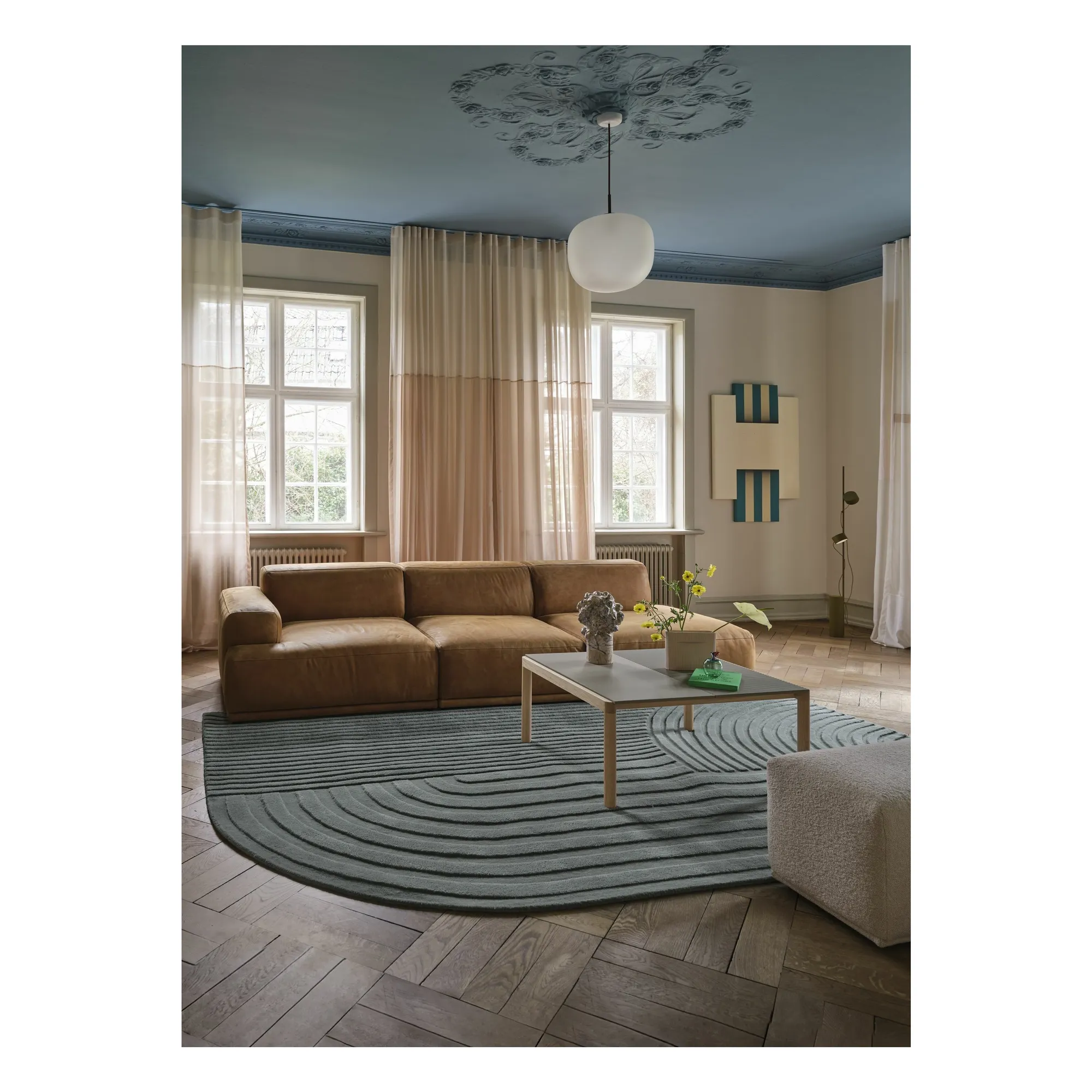 Tapis en laine Relevo, Studiopepe | Taupe- Image produit n°5