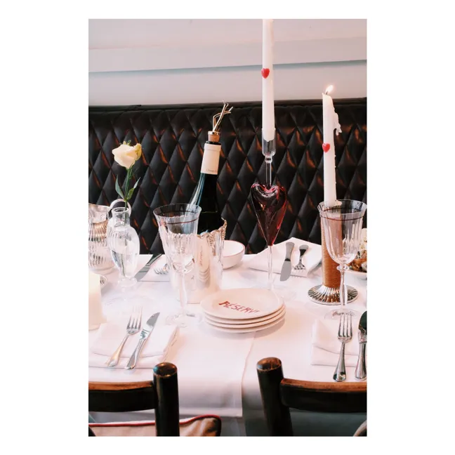 Candele Romance - Set di 2  | Rosso