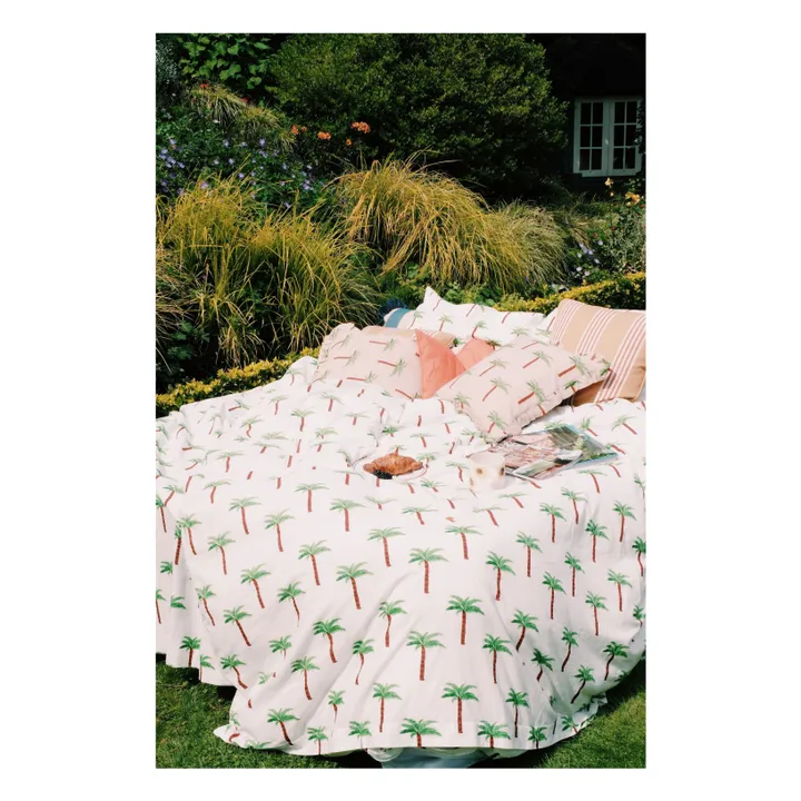 Coussin Les Palmiers  | Marron- Image produit n°2