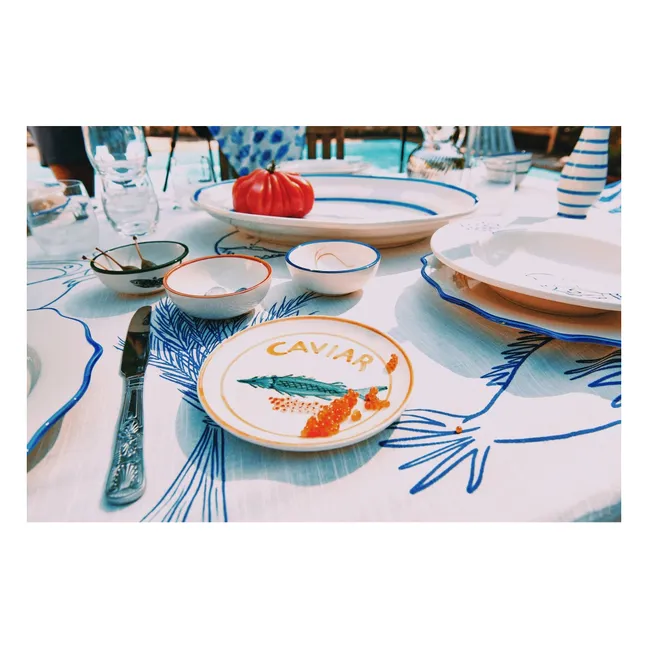 Plato de caviar  | Amarillo