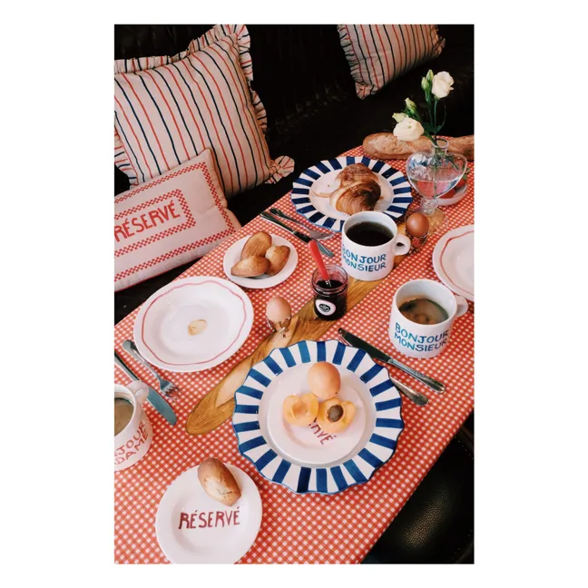 Assiette Œuf | Rouge