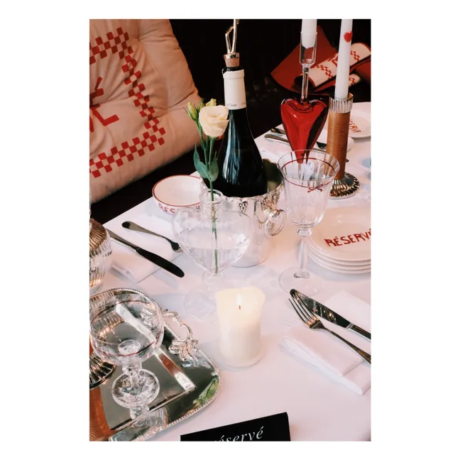 Candelabro de ratán  | Marrón