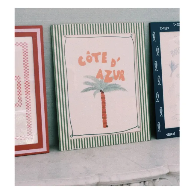 Côte d'Azur Poster | Green
