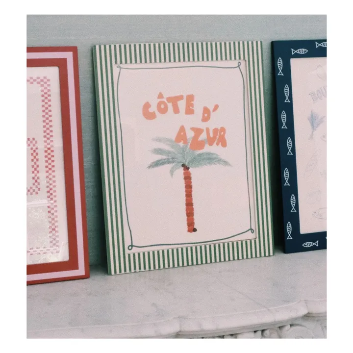 Poster Côte d'Azur | Vert- Image produit n°1