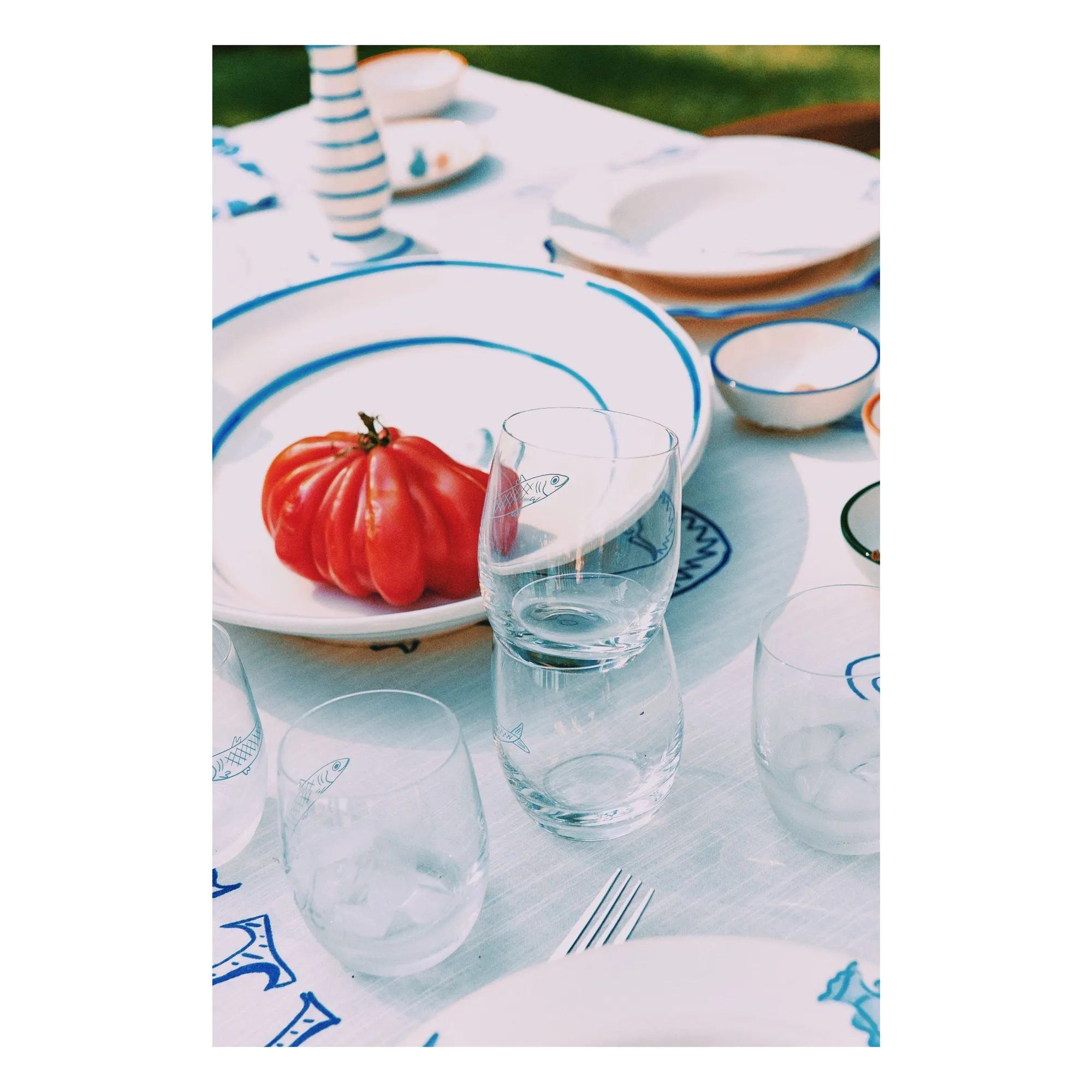 Verre Sardine | Bleu- Image produit n°2