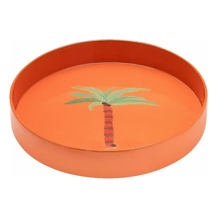 Plateau Palm Tree | Orange- Image produit n°0