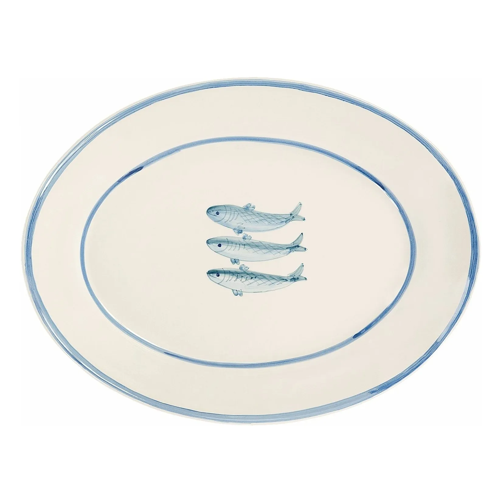 Anna + Nina Blue Sardine Platter