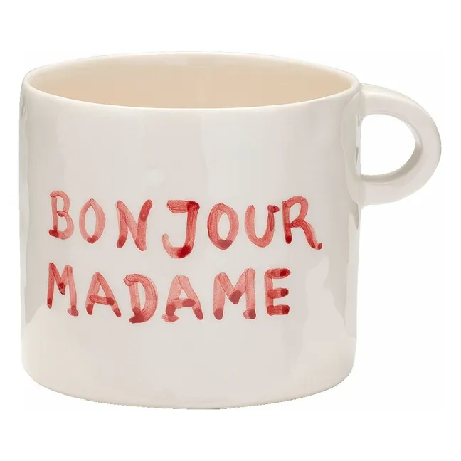 Tasse Bonjour Madame  | Rouge