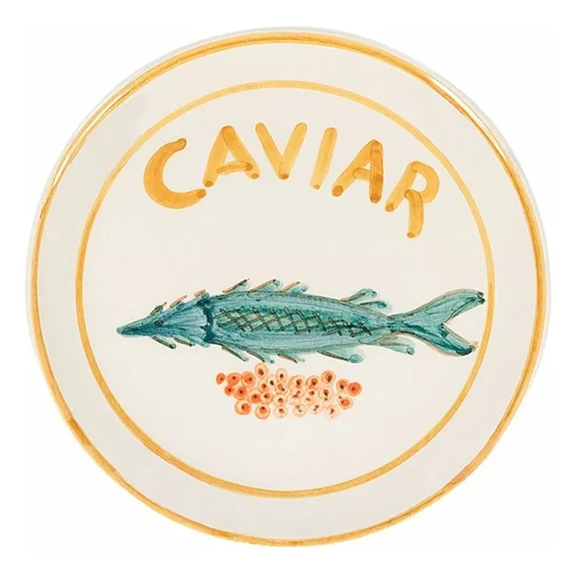 Plato de caviar  | Amarillo