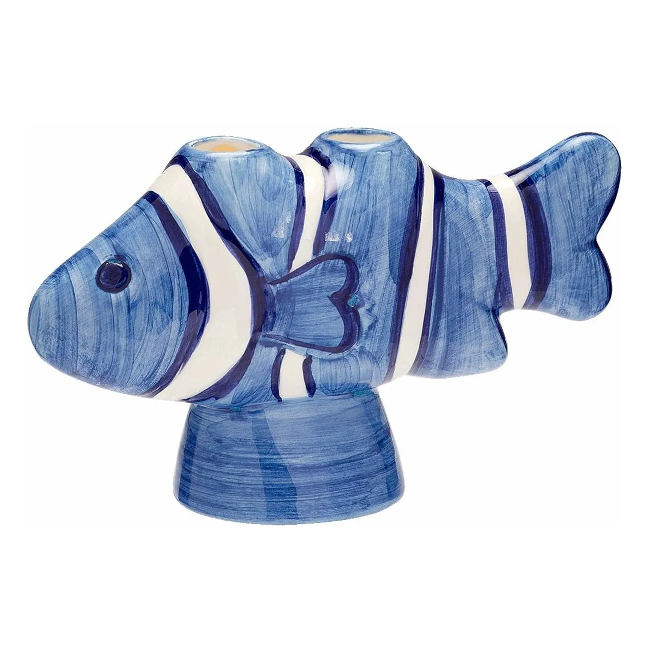 Anna + Nina Blue Clownfish Candlestick