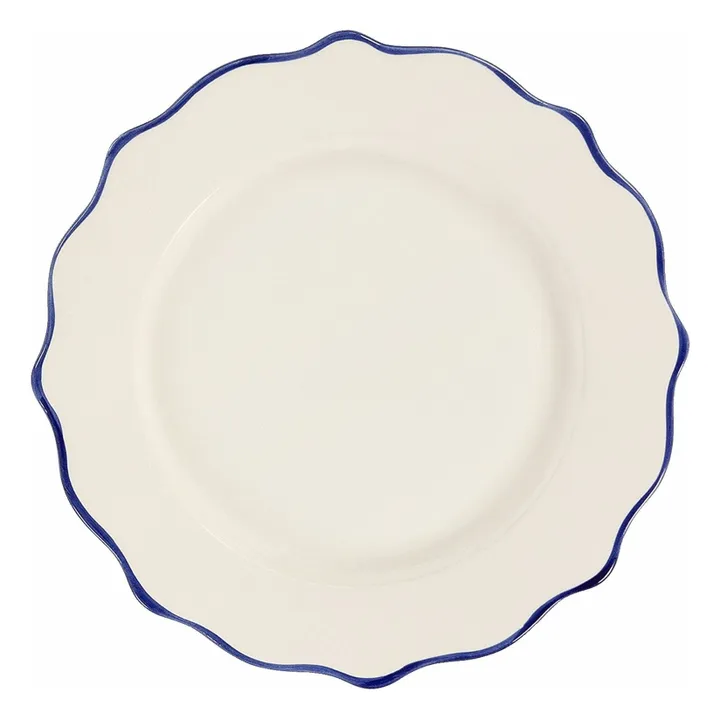 Assiette Scalloped  | Bleu- Image produit n°0