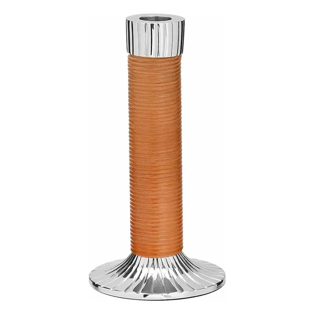 Candeliere in rattan  | Marrone