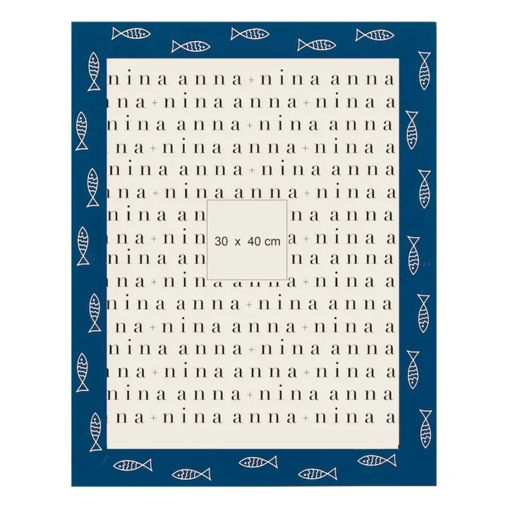 Cadre Poisson | Bleu- Image produit n°0