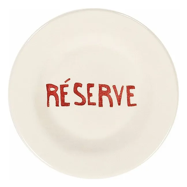 Placa Reservada  | Rojo