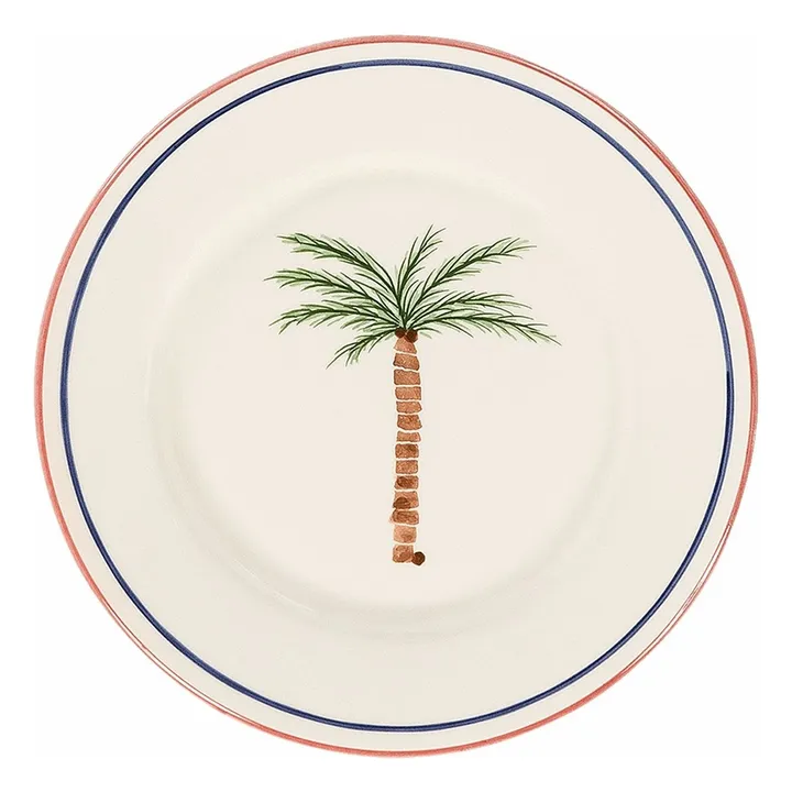 Assiette Palm Tree | Blanc- Image produit n°0