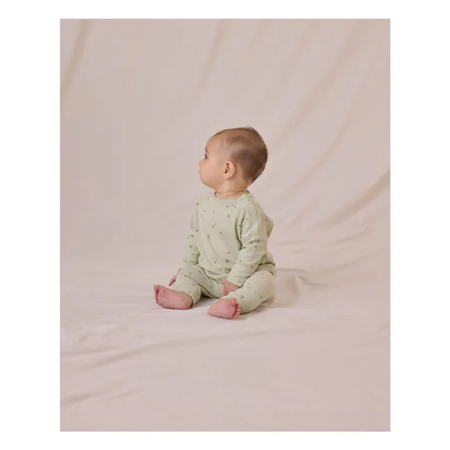 T-shirt Col Rond | Vert céladon