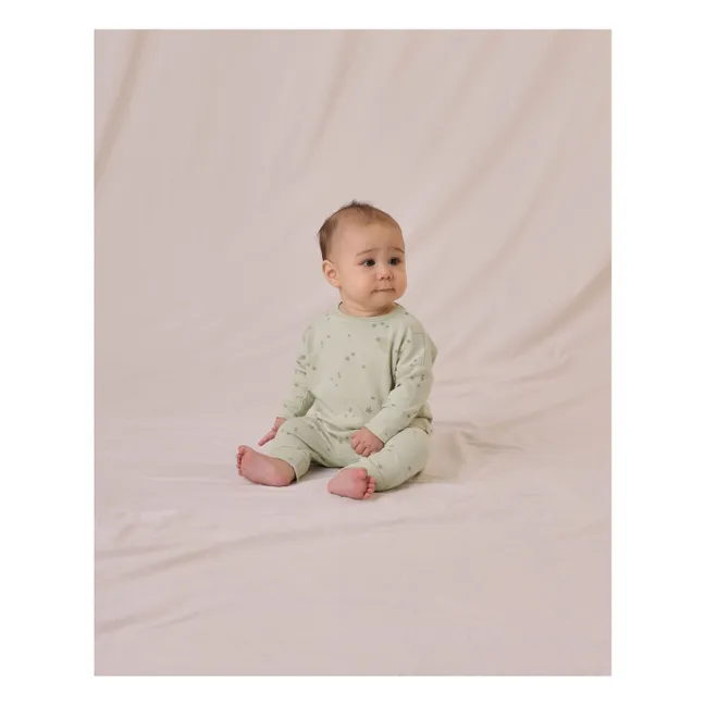 T-shirt Col Rond | Vert céladon