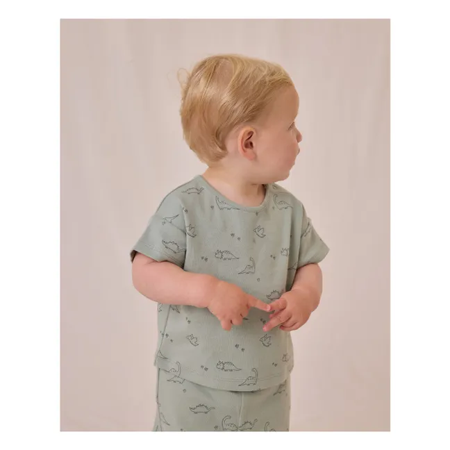 T-shirt and pants set | Celadon