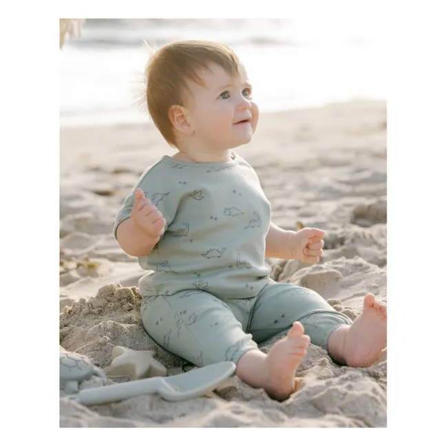 T-shirt and pants set | Celadon
