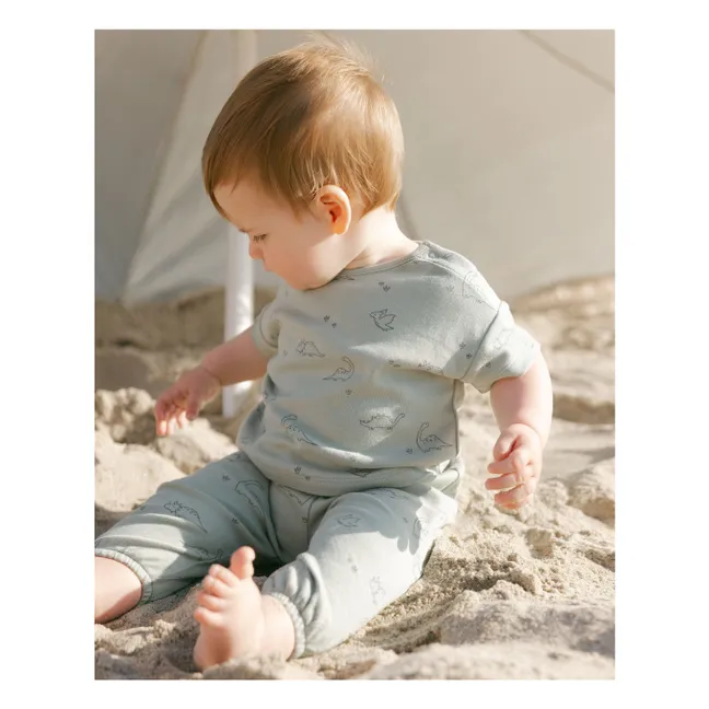 T-shirt and pants set | Celadon
