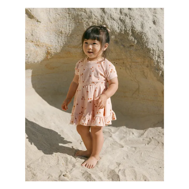 Terry terry dress | Pale Pink