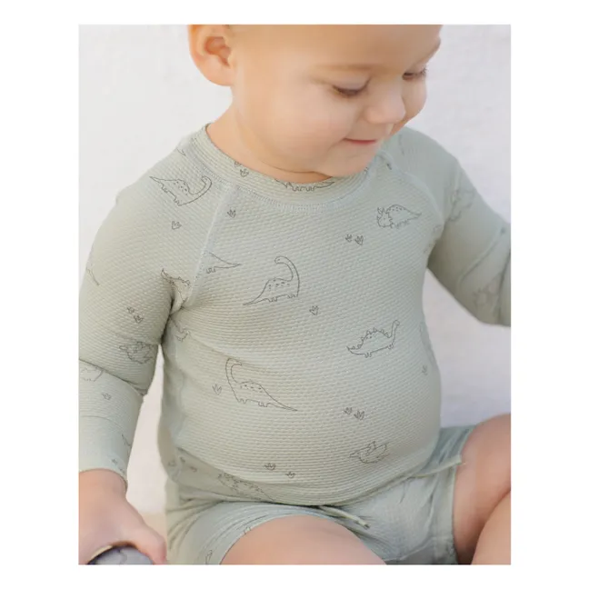 Set di maglietta e pantaloncini Rashguard Finn | Celadon
