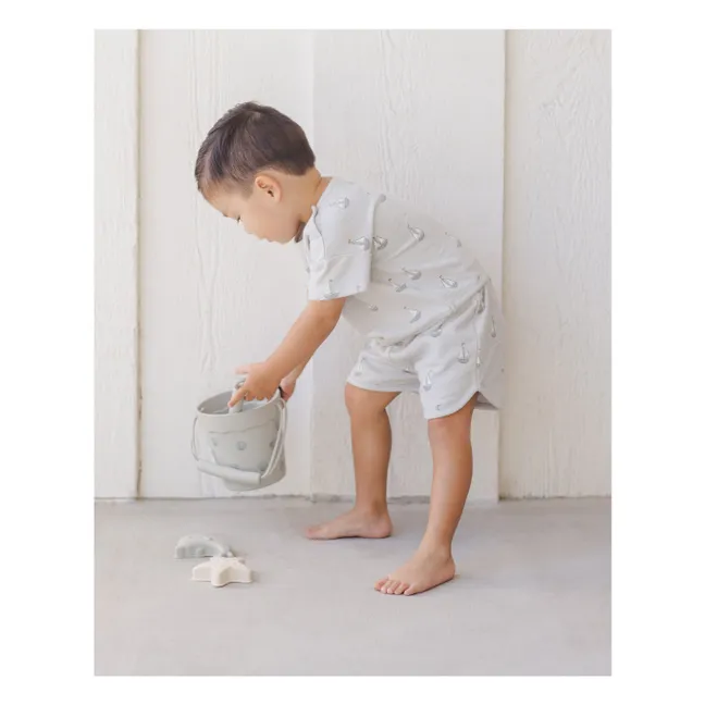 Ensemble T-shirt et Short Voiliers | Bleu gris