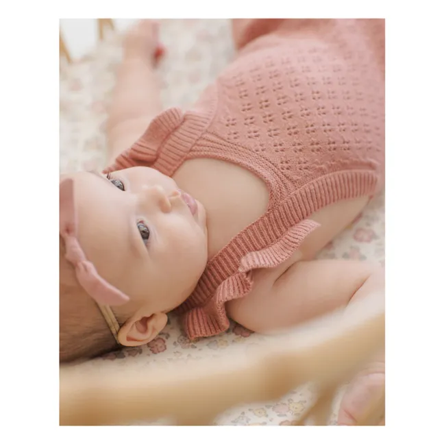Knitted overalls | Dusty Pink