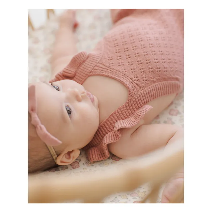 Salopette Maille | Vieux Rose- Image produit n°3