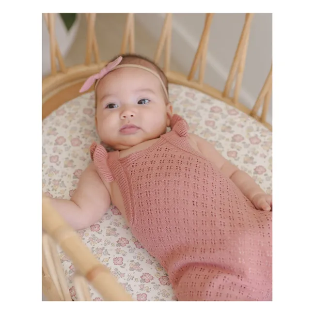 Knitted overalls | Dusty Pink