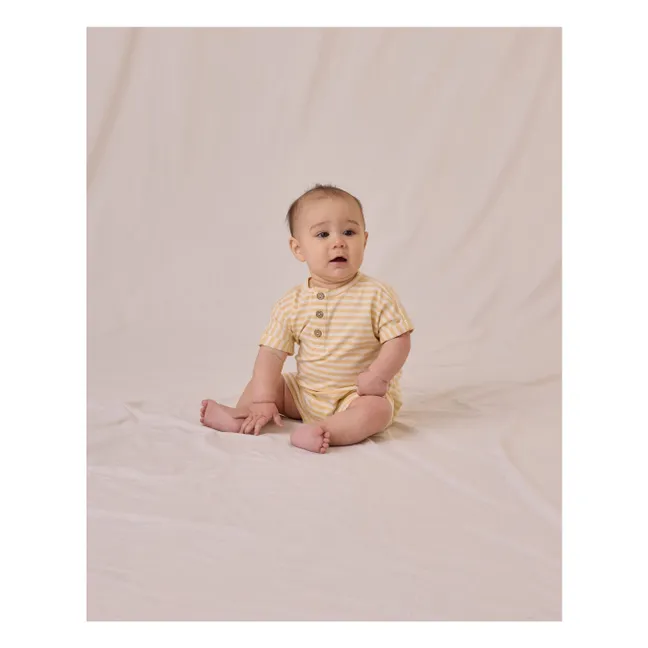 Combishort Manches Courtes  | Jaune