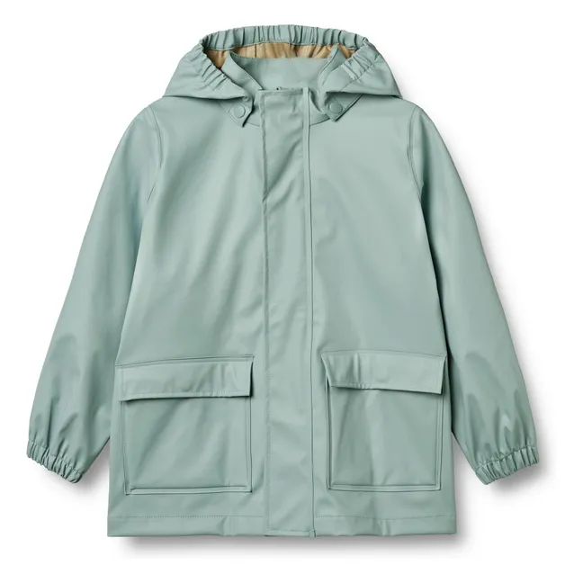 Veste Imperméable Ollo Fibres Recyclées | Verde agua