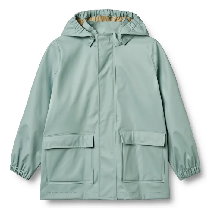 Veste Imperméable Ollo Fibres Recyclées | Vert d'eau- Image produit n°0