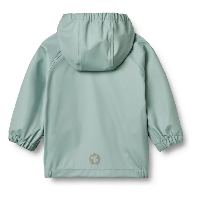 Chardy Regenjacke aus recycelten Fasern  | Wassergrün