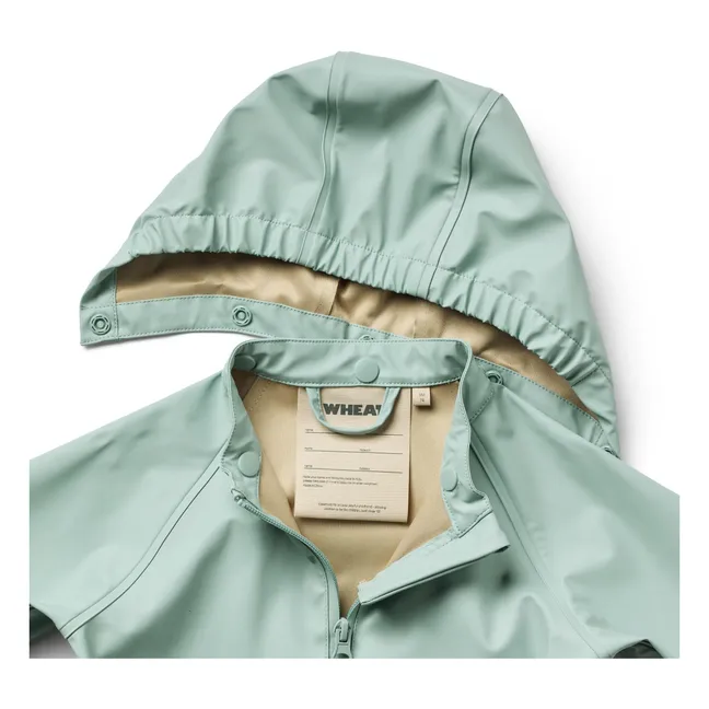 Chardy Regenjacke aus recycelten Fasern  | Wassergrün