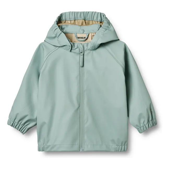 Chardy Regenjacke aus recycelten Fasern  | Wassergrün