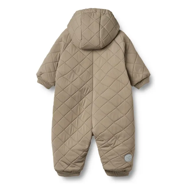 Traje térmico de fibras recicladas | Beige