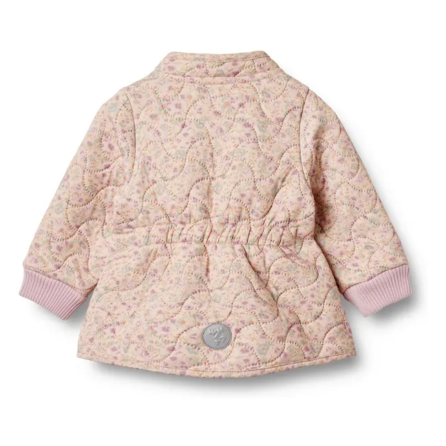 Chaqueta térmica Thilde Fibras Recicladas Flores | Rosa empolvado