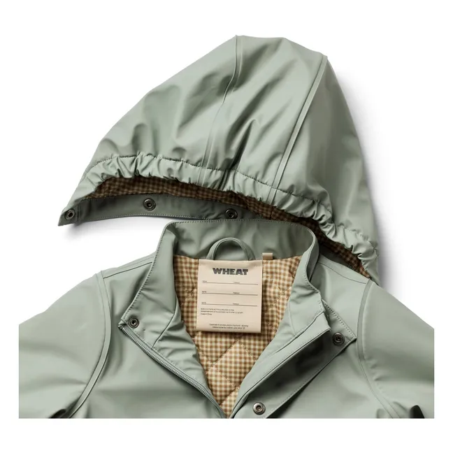Wasserdichte Thermojacke Aju Recycelte Fasern | Grün