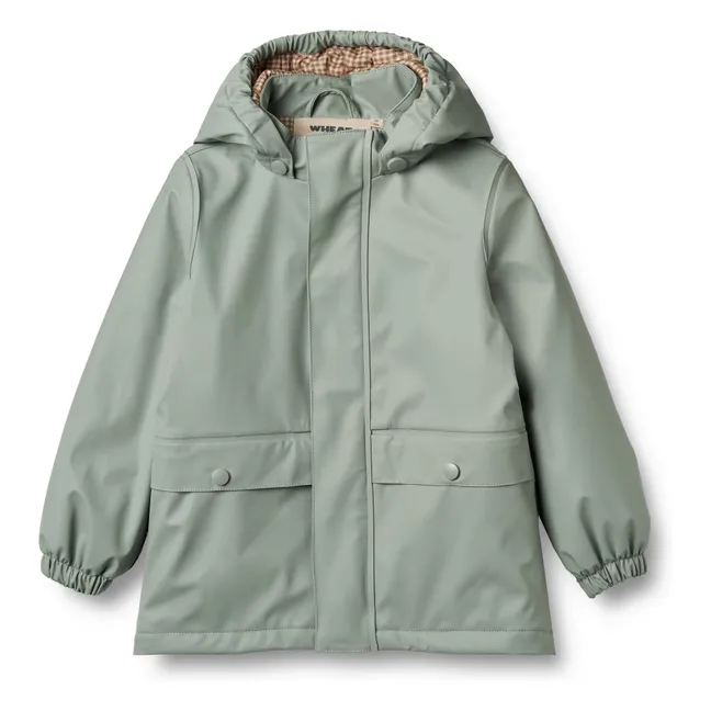 Wasserdichte Thermojacke Aju Recycelte Fasern | Grün