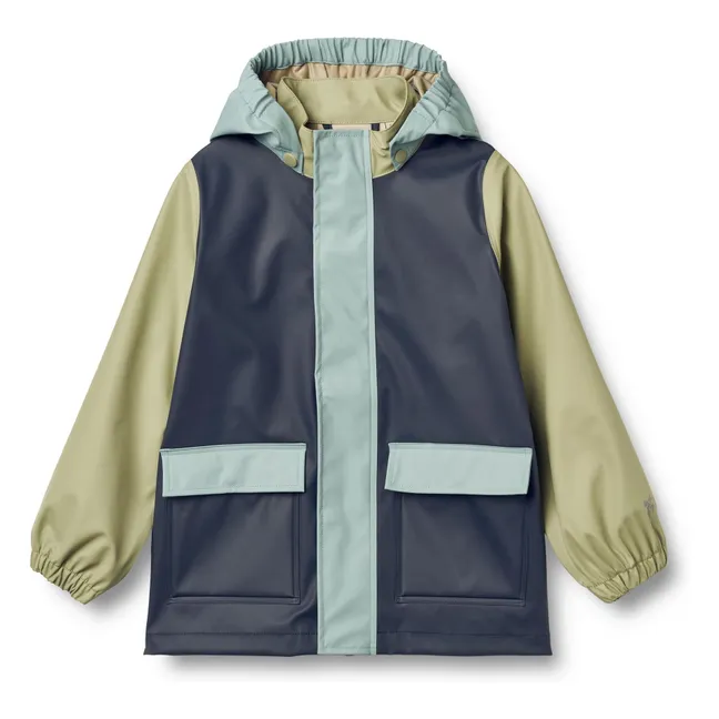 Otu Regenjacke aus recycelten Fasern  | Tintenfarbe