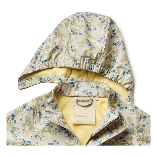 Veste Imperméable Ollo Fleurs Fibres Recyclées | Verde