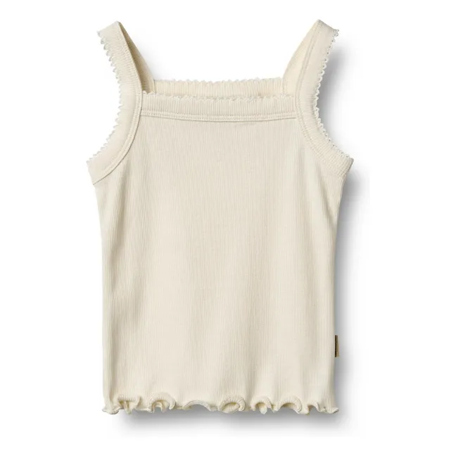 Top in cotone organico Olise | Avorio