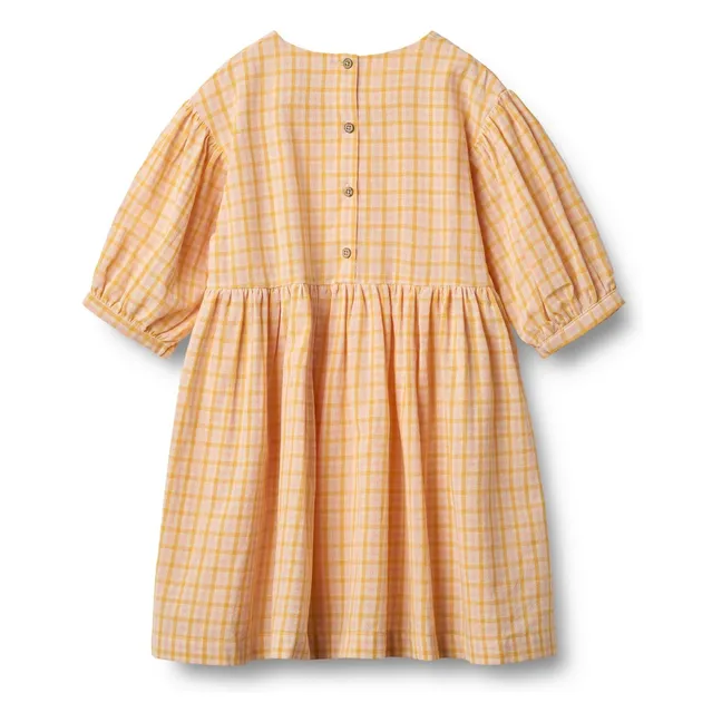 Robe Manches 3/4 Magda Coton Bio | Orange