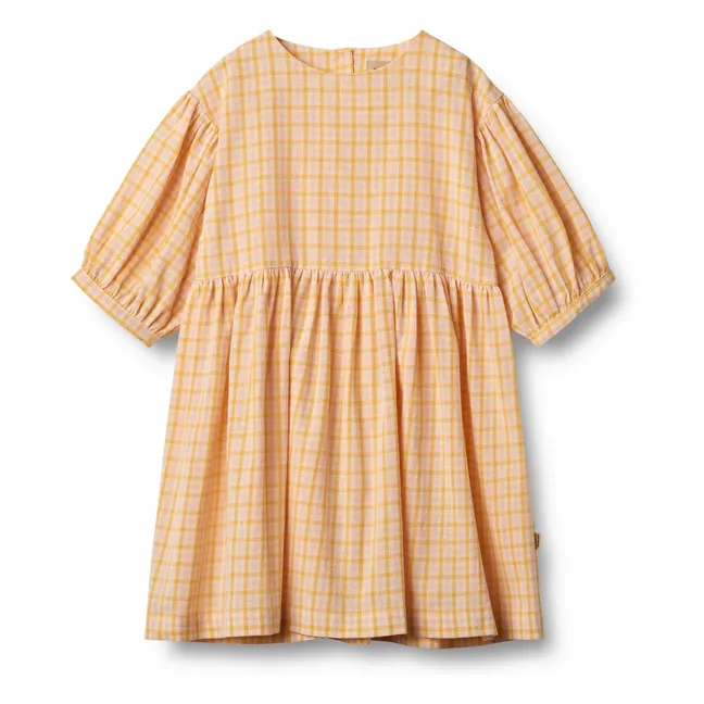 Robe Manches 3/4 Magda Coton Bio | Orange
