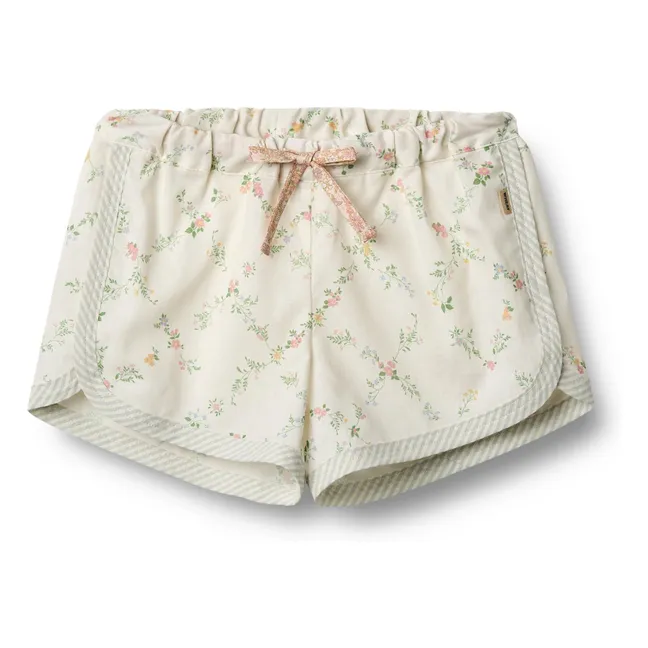 Pantaloncini in cotone biologico Inger | Avorio