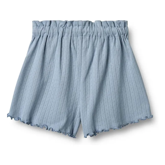 Pantaloncini in cotone biologico Ina | Azzurro