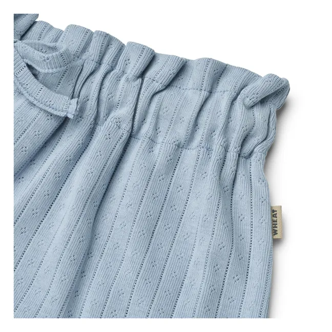 Pantaloncini in cotone biologico Ina | Azzurro