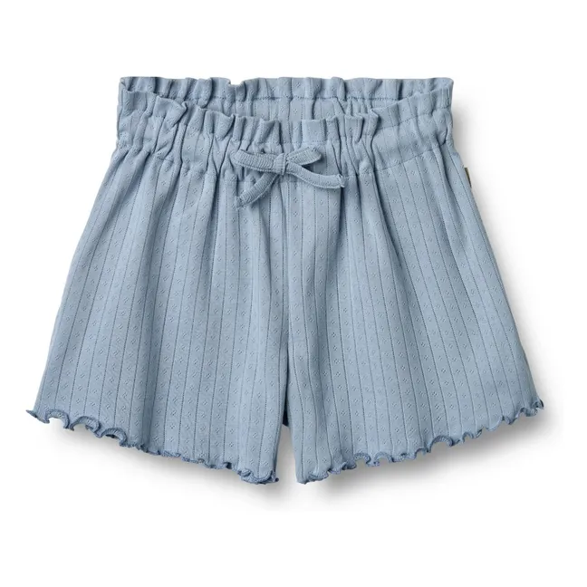 Pantaloncini in cotone biologico Ina | Azzurro