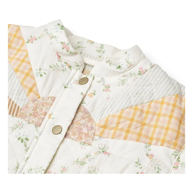 Jacke Inga Quilt Bio-Baumwolle | Elfenbeinfarben